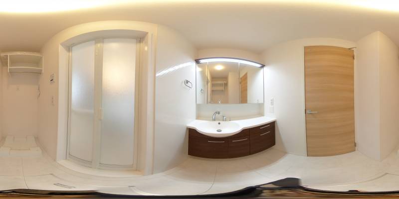 パノラマ画像洗面所