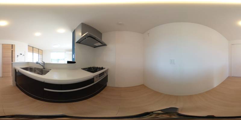 パノラマ画像キッチン