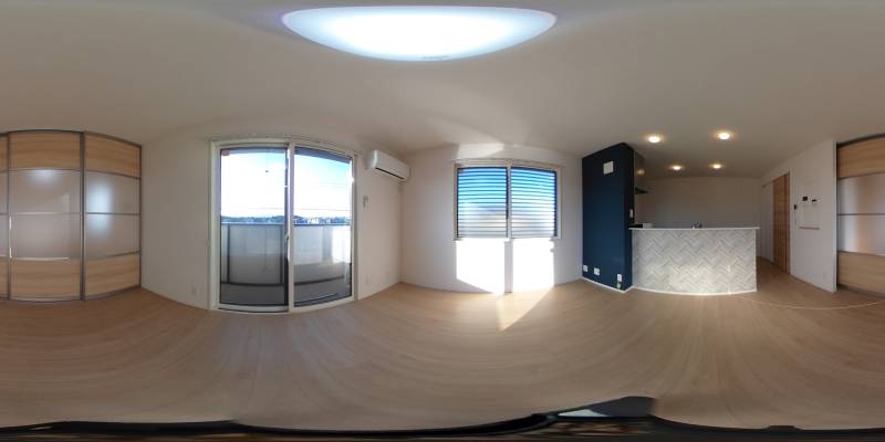 パノラマ画像リビング