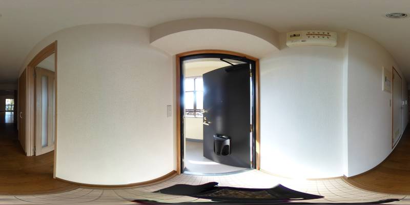 パノラマ画像玄関