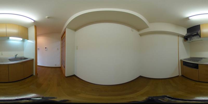 パノラマ画像キッチン
