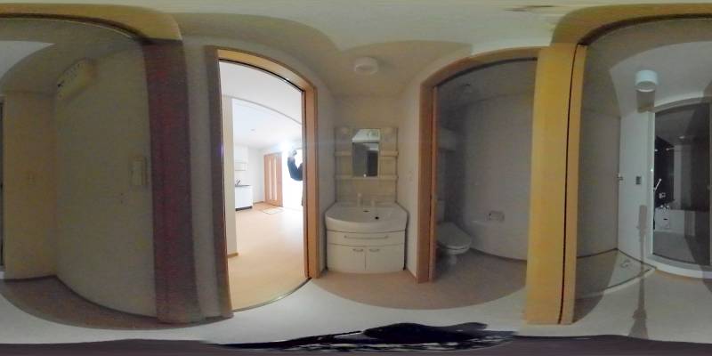 パノラマ画像洗面所