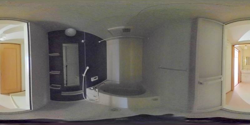 パノラマ画像バスルーム