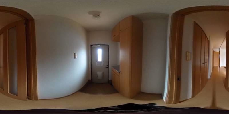 パノラマ画像玄関