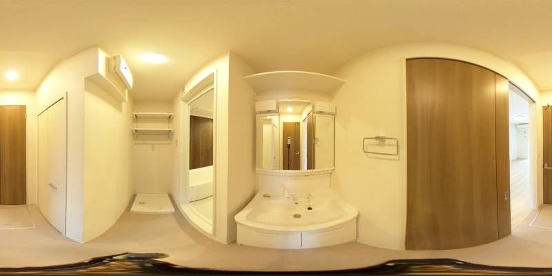 パノラマ画像洗面所