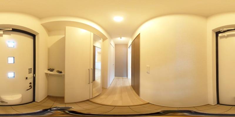 パノラマ画像玄関