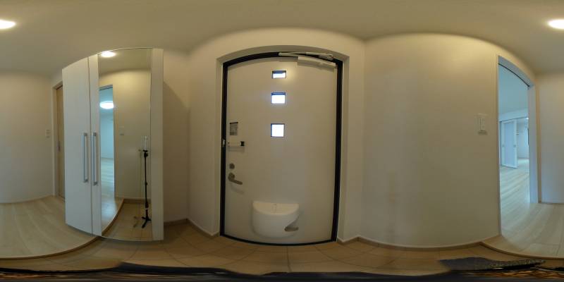 パノラマ画像玄関