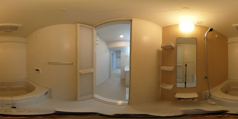 パノラマ画像バスルーム