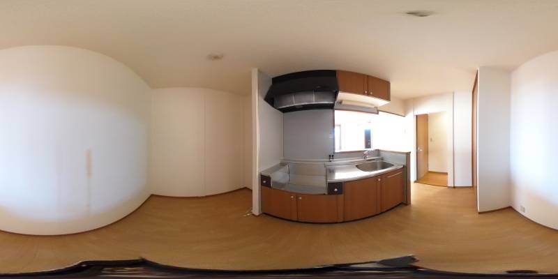 パノラマ画像キッチン