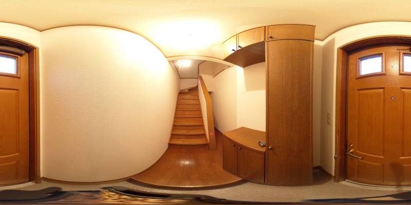 パノラマ画像玄関