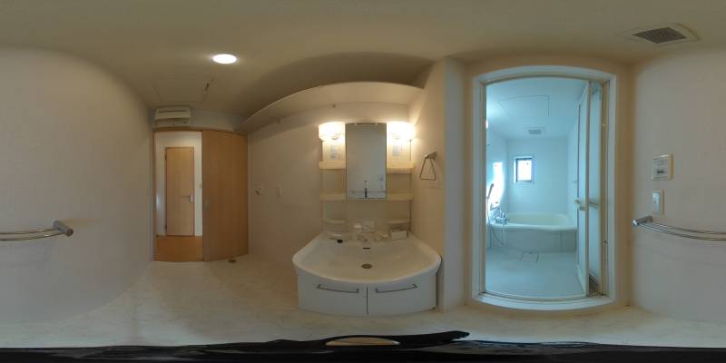 パノラマ画像洗面所