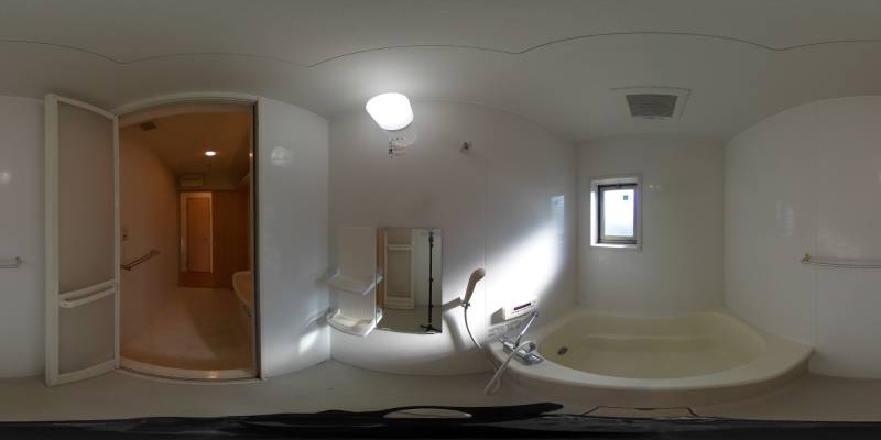 パノラマ画像バスルーム