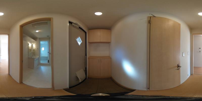 パノラマ画像玄関