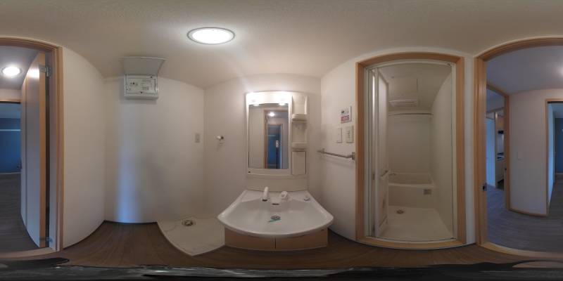 パノラマ画像洗面所