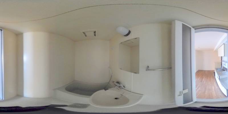 パノラマ画像バスルーム