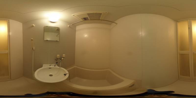 パノラマ画像バスルーム