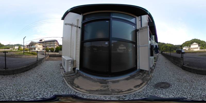 パノラマ画像バルコニー