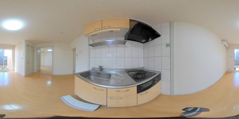 パノラマ画像キッチン