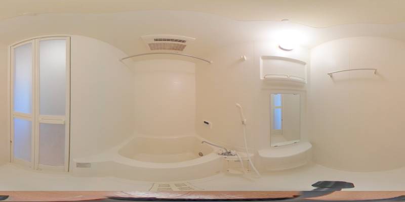 パノラマ画像バスルーム