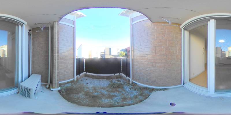 パノラマ画像庭