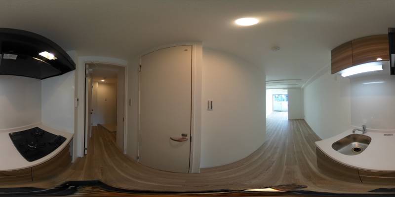 パノラマ画像キッチン