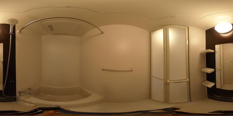 パノラマ画像バスルーム