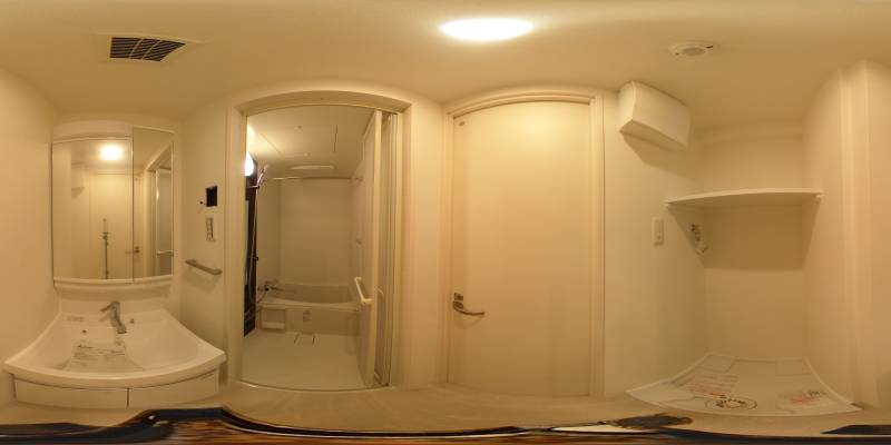 パノラマ画像洗面所