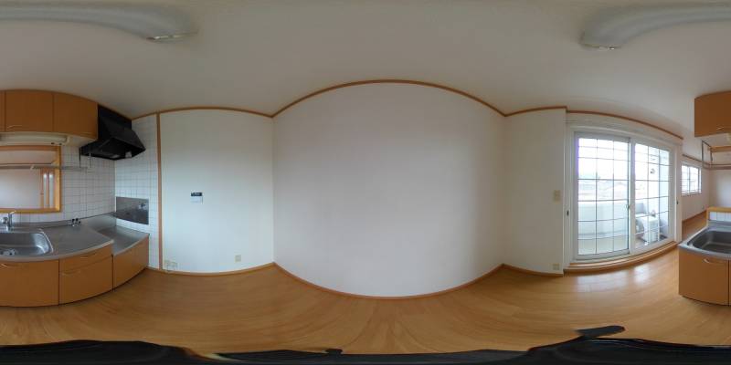 パノラマ画像キッチン