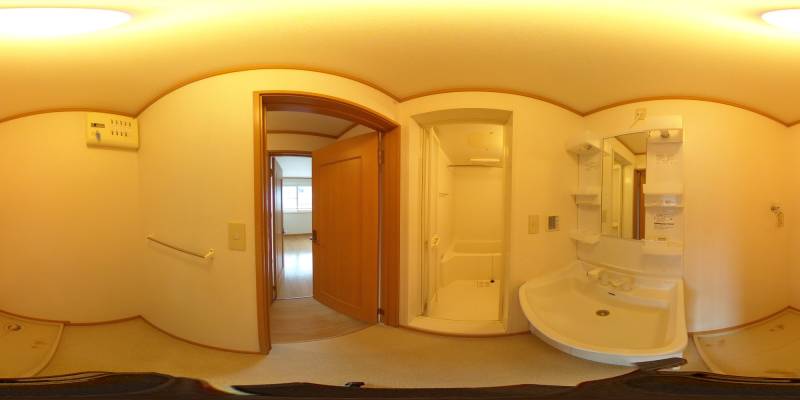 パノラマ画像洗面所