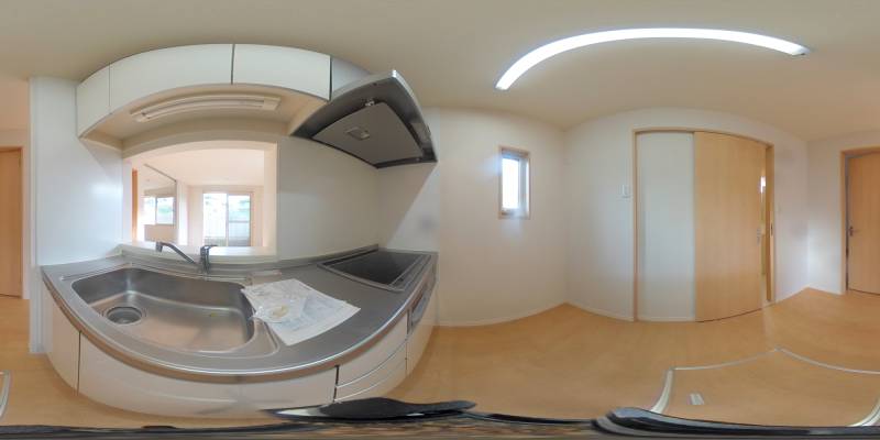 パノラマ画像キッチン