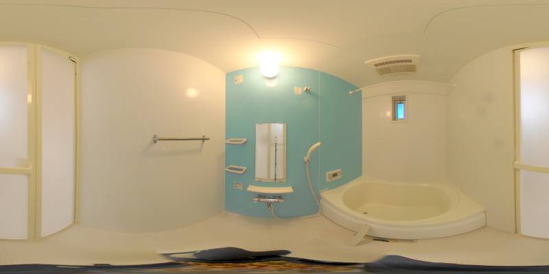 パノラマ画像バスルーム