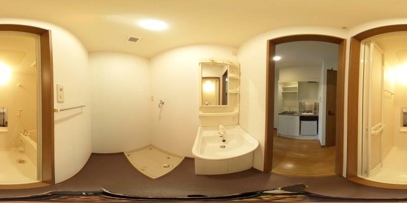 パノラマ画像洗面所