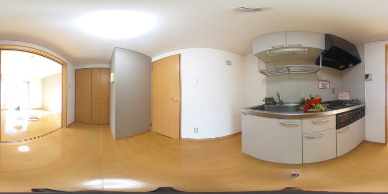 パノラマ画像キッチン