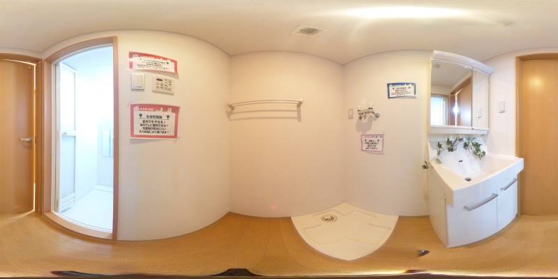 パノラマ画像洗面所