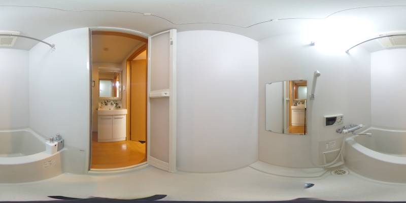 パノラマ画像バスルーム