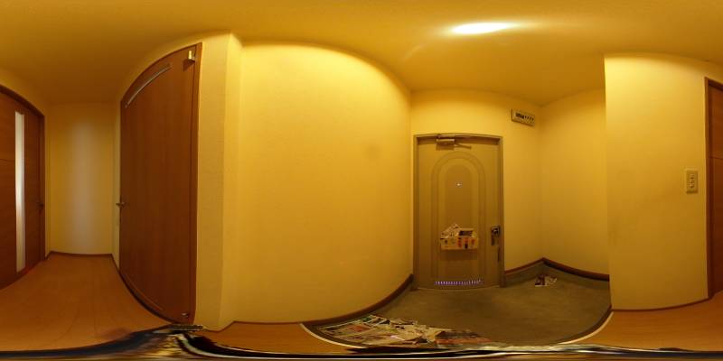 パノラマ画像玄関