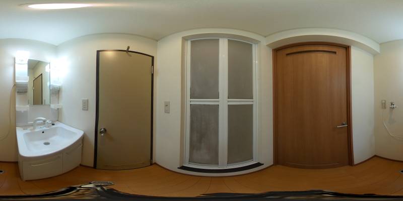 パノラマ画像洗面所