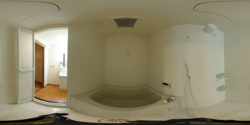 パノラマ画像バスルーム