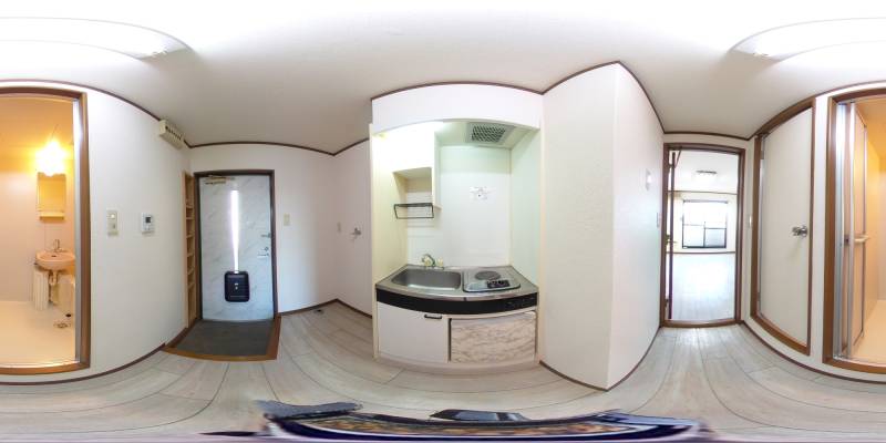 パノラマ画像キッチン