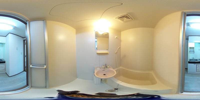 パノラマ画像洗面所