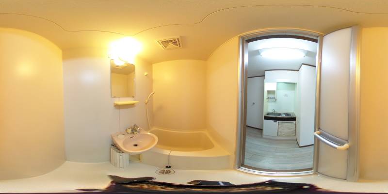 パノラマ画像バスルーム