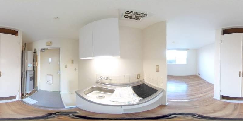 パノラマ画像キッチン