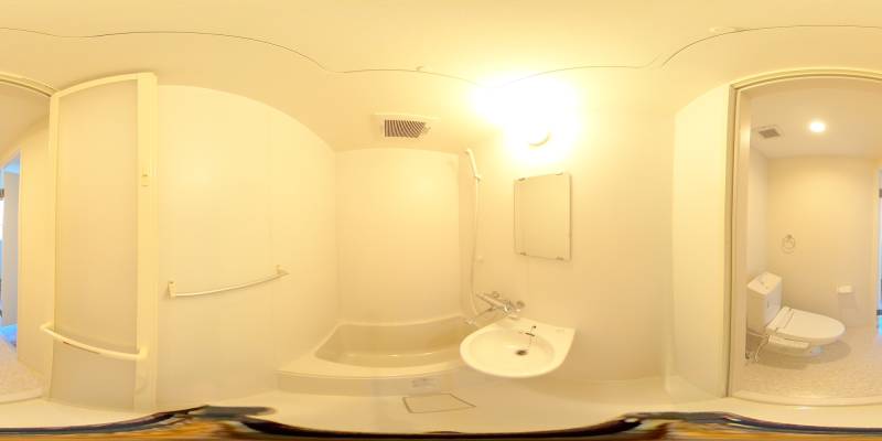 パノラマ画像バスルーム