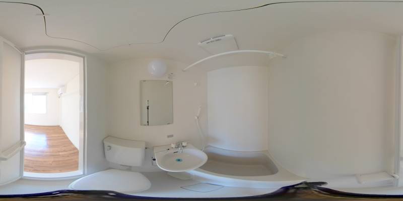 パノラマ画像バスルーム