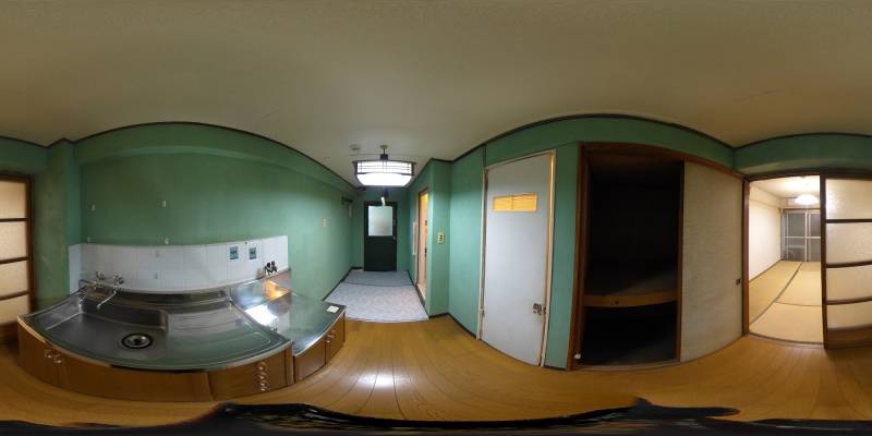 パノラマ画像キッチン