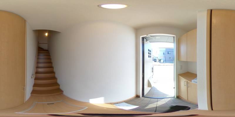 パノラマ画像玄関