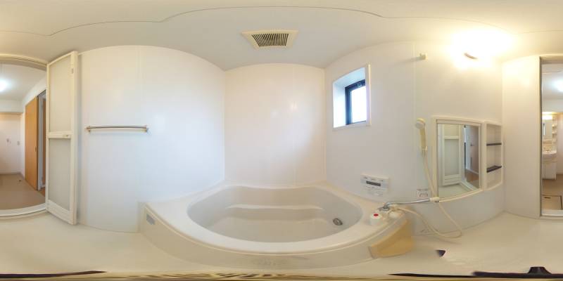 パノラマ画像バスルーム