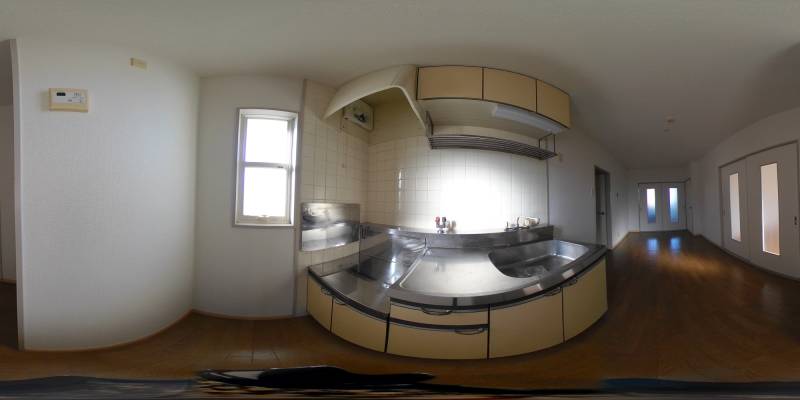 パノラマ画像キッチン