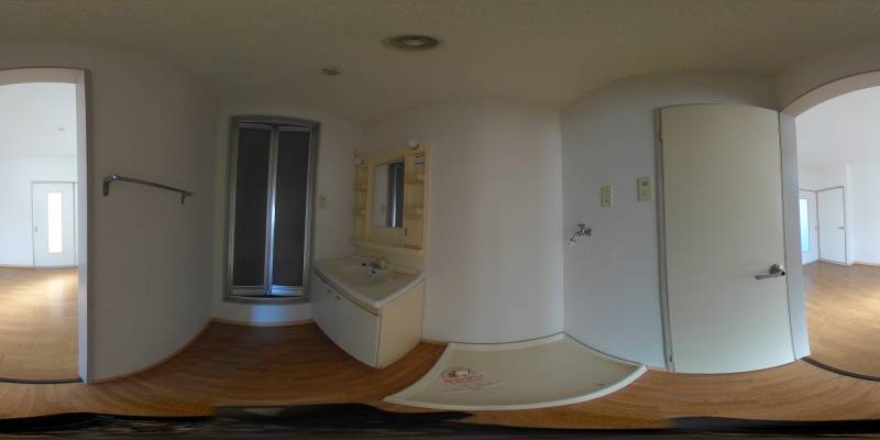 パノラマ画像洗面所