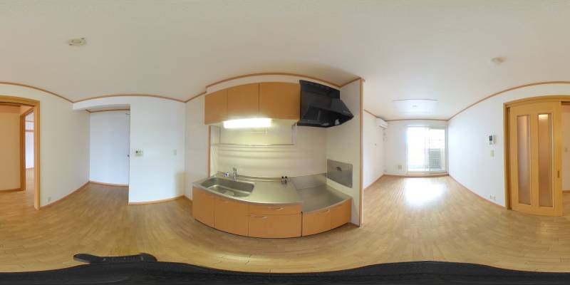 パノラマ画像キッチン